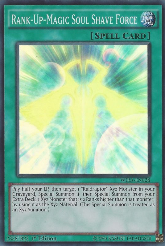 Rank-Up-Magic Soul Shave Force [WIRA-EN028] Super Rare | Card Merchant Takapuna