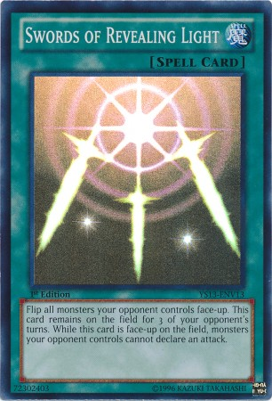 Swords of Revealing Light [YS13-ENV13] Super Rare | Card Merchant Takapuna