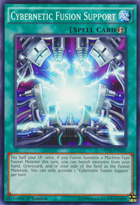 Cybernetic Fusion Support [MP16-EN042] Common | Card Merchant Takapuna