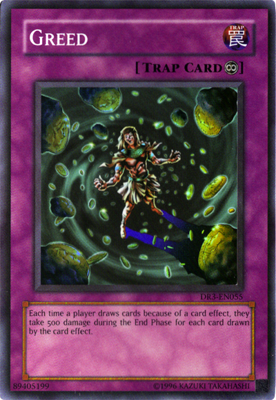 Greed [DR3-EN055] Super Rare | Card Merchant Takapuna