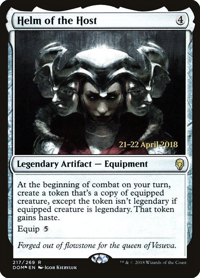 Helm of the Host [Dominaria Prerelease Promos] | Card Merchant Takapuna