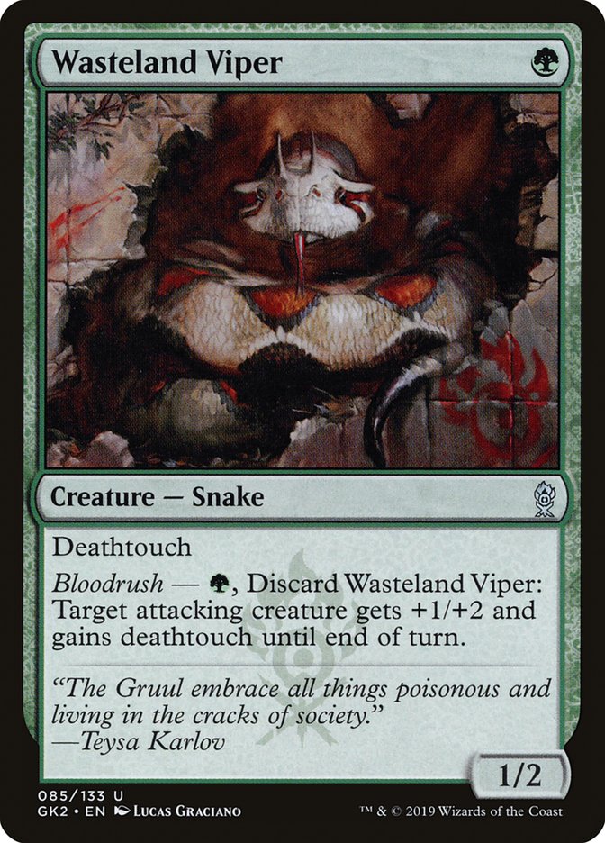 Wasteland Viper [Ravnica Allegiance Guild Kit] | Card Merchant Takapuna