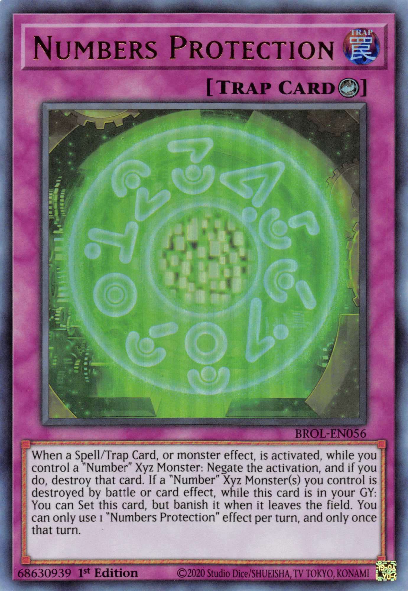 Numbers Protection [BROL-EN056] Ultra Rare | Card Merchant Takapuna