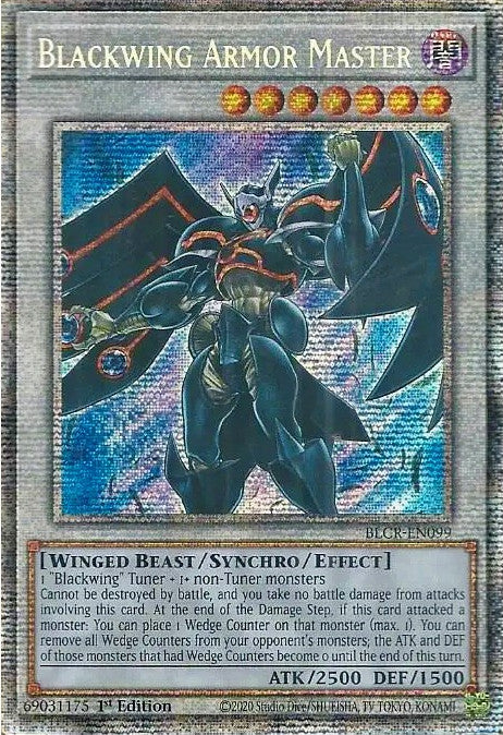 Blackwing Armor Master [BLCR-EN099] Starlight Rare | Card Merchant Takapuna