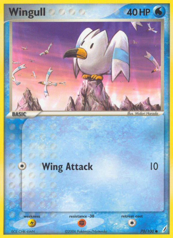 Wingull (70/100) [EX: Crystal Guardians] | Card Merchant Takapuna