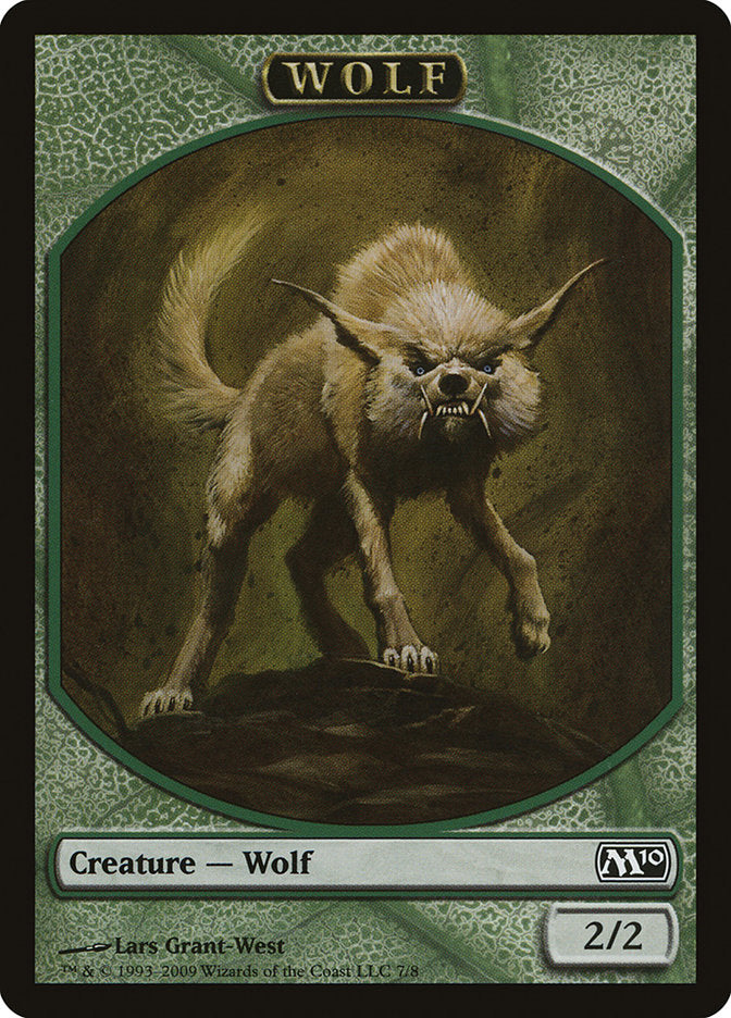 Wolf Token [Magic 2010 Tokens] | Card Merchant Takapuna