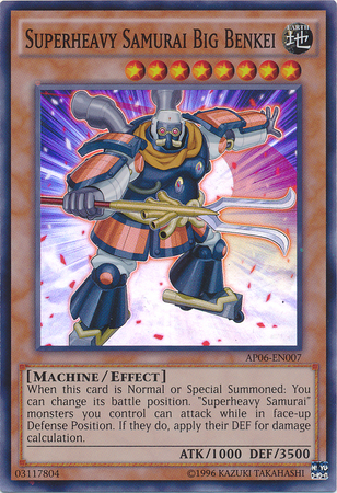 Superheavy Samurai Big Benkei [AP06-EN007] Super Rare | Card Merchant Takapuna