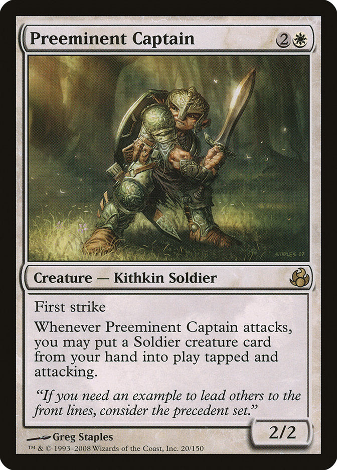 Preeminent Captain [Morningtide] | Card Merchant Takapuna