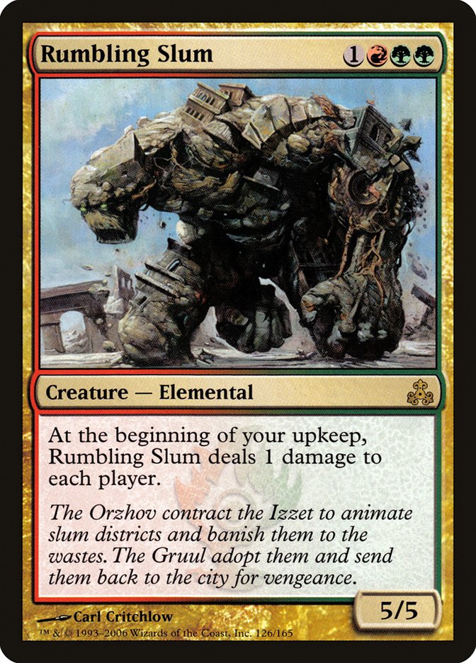 Rumbling Slum [Guildpact] | Card Merchant Takapuna