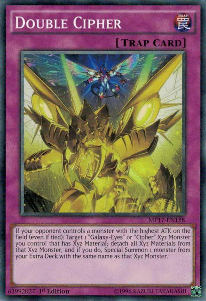 Double Cipher [MP17-EN158] Common | Card Merchant Takapuna