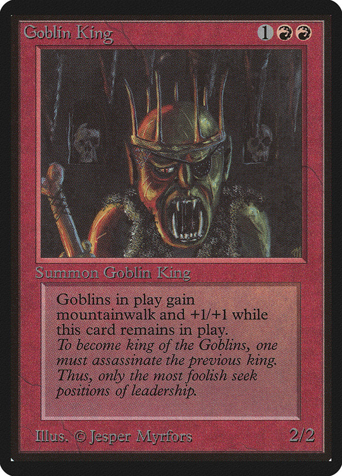 Goblin King [Beta Edition] | Card Merchant Takapuna