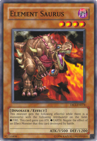 Element Saurus [DR3-EN074] Common | Card Merchant Takapuna