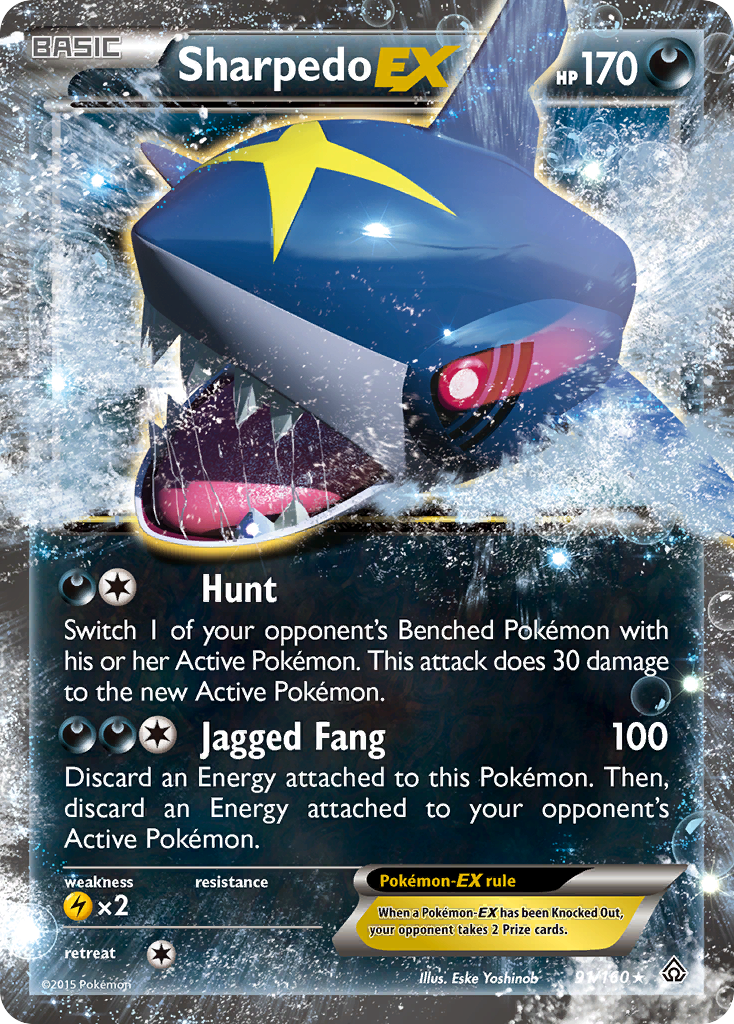 Sharpedo EX (91/160) [XY: Primal Clash] | Card Merchant Takapuna