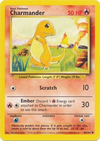 Charmander (46/102) [Base Set Unlimited] | Card Merchant Takapuna