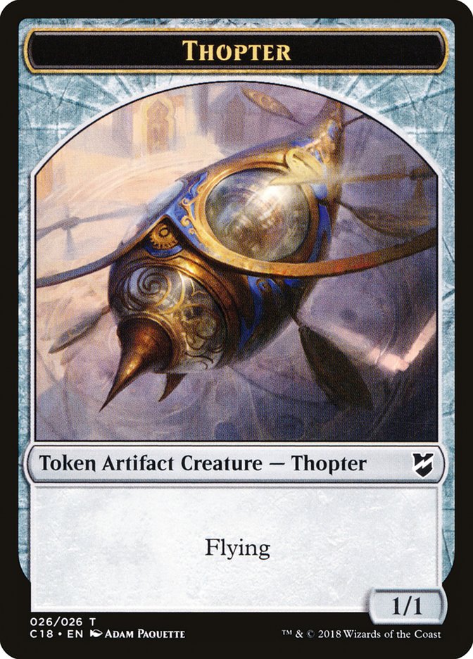 Elemental // Thopter (026) Double-Sided Token [Commander 2018 Tokens] | Card Merchant Takapuna