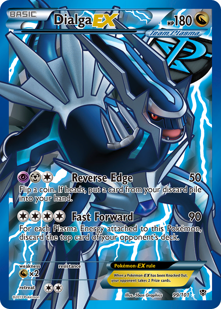 Dialga EX (99/101) [Black & White: Plasma Blast] | Card Merchant Takapuna