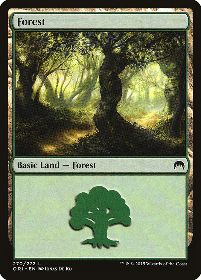 Forest (270) [Magic Origins] | Card Merchant Takapuna