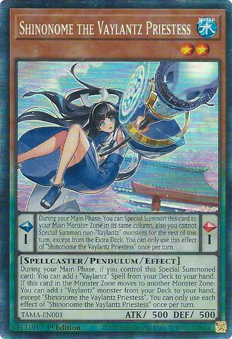 Shinonome the Vaylantz Priestess [TAMA-EN001] Collector's Rare | Card Merchant Takapuna