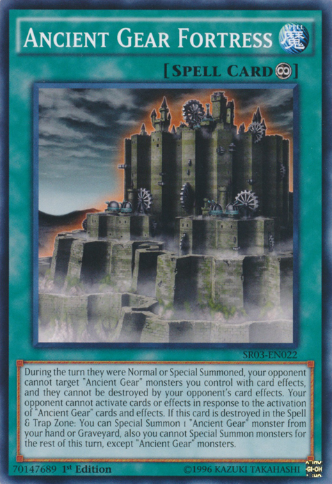 Ancient Gear Fortress [SR03-EN022] Common | Card Merchant Takapuna