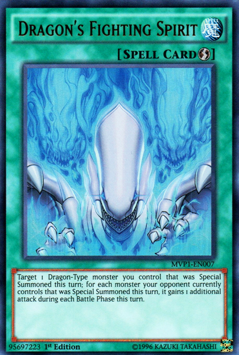 Dragon's Fighting Spirit [MVP1-EN007] Ultra Rare | Card Merchant Takapuna