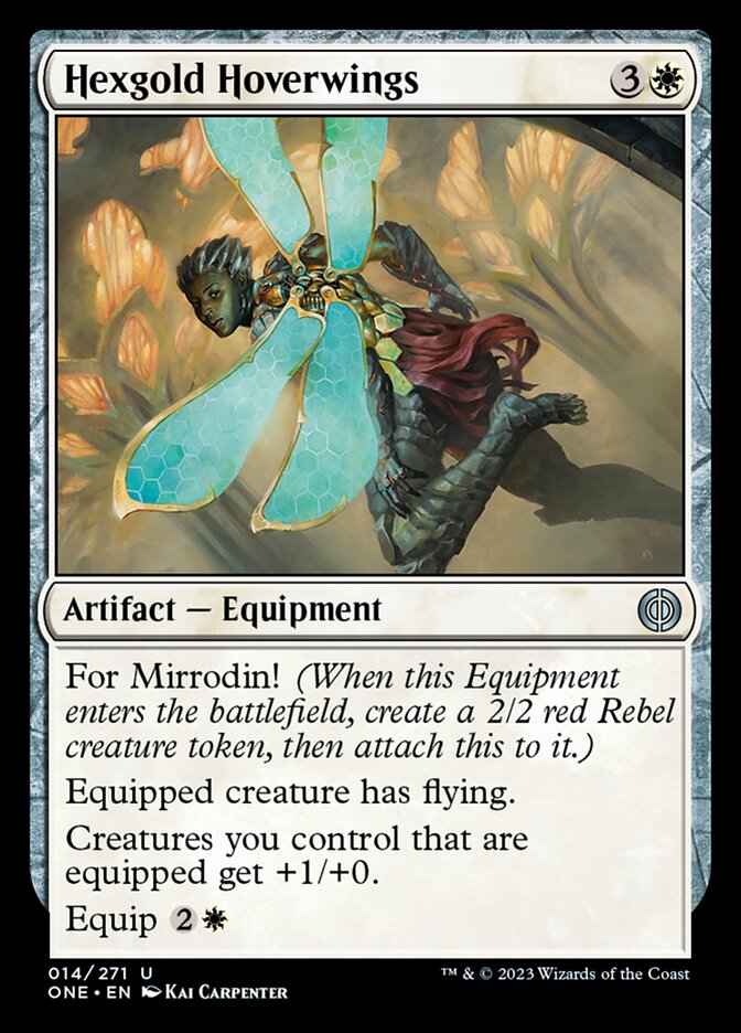 Hexgold Hoverwings [Phyrexia: All Will Be One] | Card Merchant Takapuna