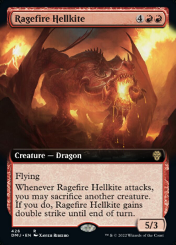 Ragefire Hellkite (Extended Art) [Dominaria United] | Card Merchant Takapuna