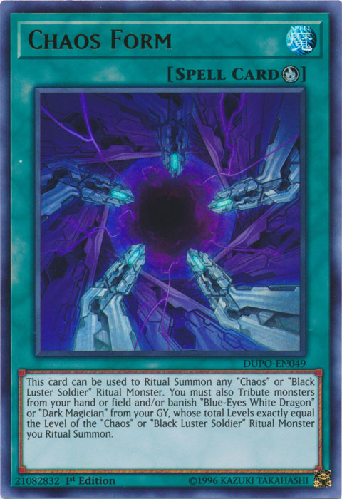 Chaos Form [DUPO-EN049] Ultra Rare | Card Merchant Takapuna