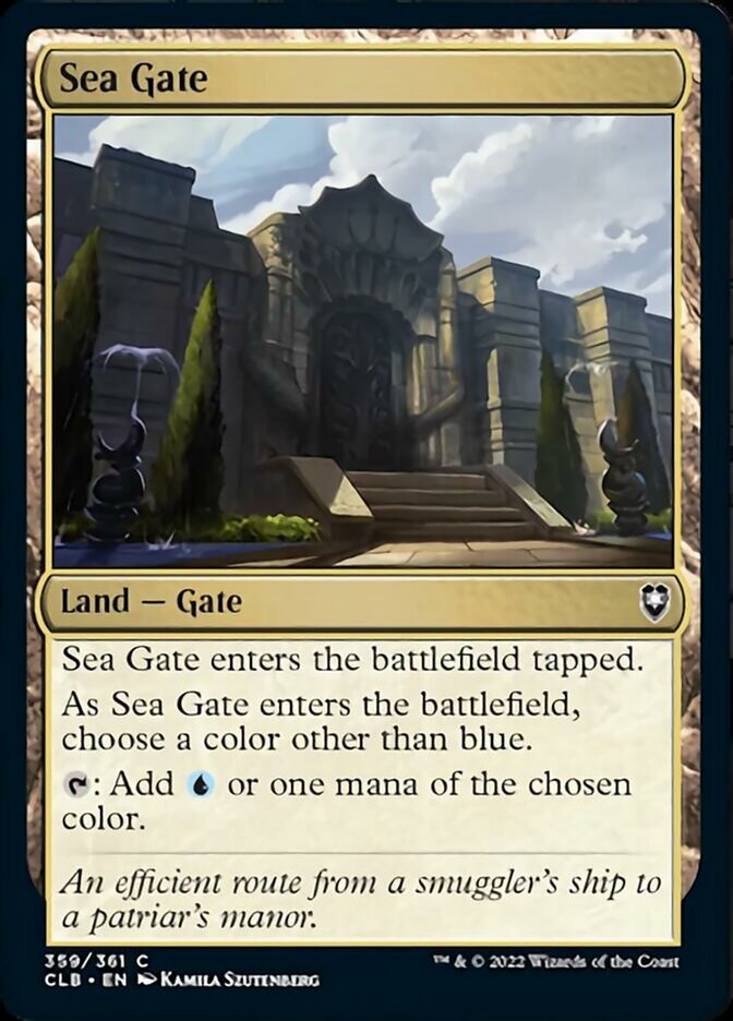 Sea Gate [Commander Legends: Battle for Baldur's Gate] | Card Merchant Takapuna