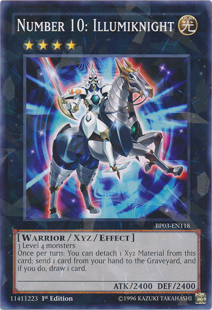 Number 10: Illumiknight [BP03-EN118] Shatterfoil Rare | Card Merchant Takapuna