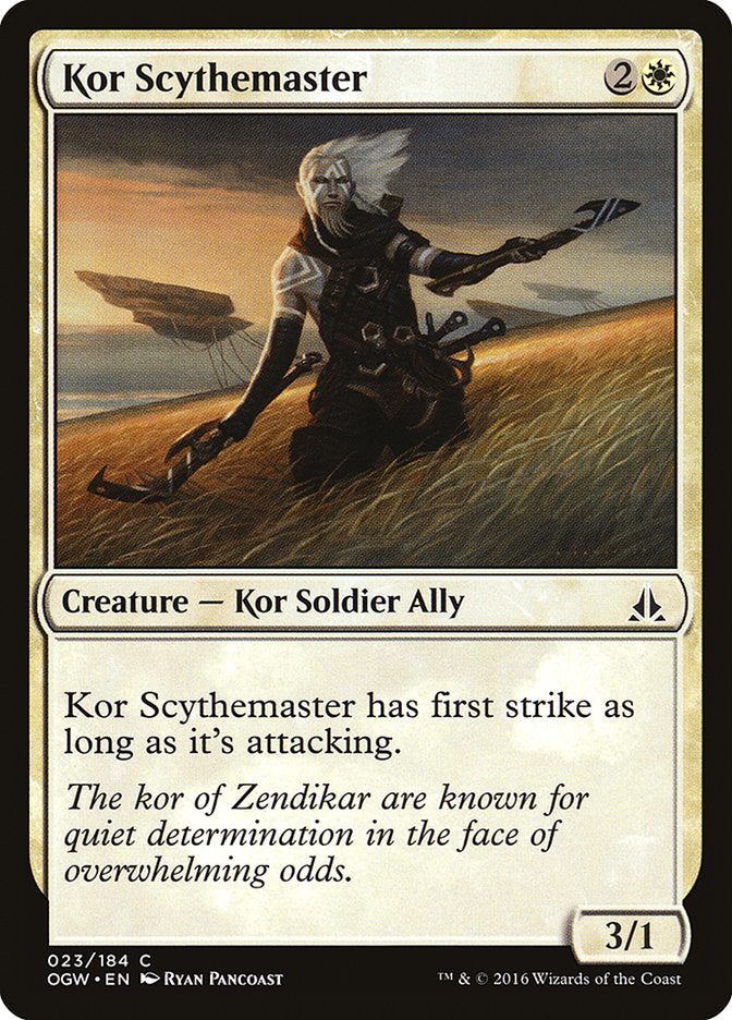 Kor Scythemaster [Oath of the Gatewatch] | Card Merchant Takapuna