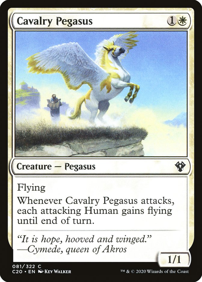 Cavalry Pegasus [Commander 2020] | Card Merchant Takapuna