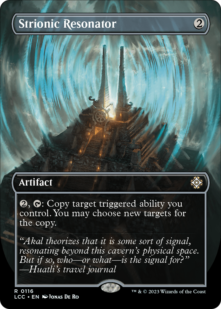 Strionic Resonator (Borderless) [The Lost Caverns of Ixalan Commander] | Card Merchant Takapuna