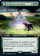 Avabruck Caretaker // Hollowhenge Huntmaster (Extended Art) [Innistrad: Crimson Vow] | Card Merchant Takapuna