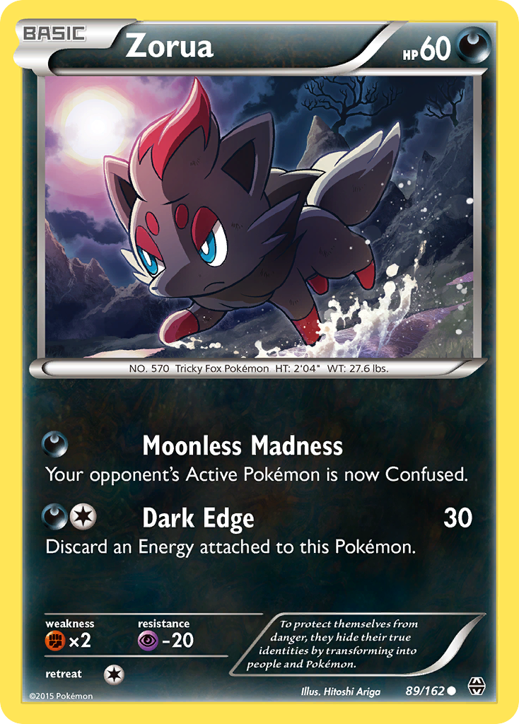 Zorua (89/162) [XY: BREAKthrough] | Card Merchant Takapuna