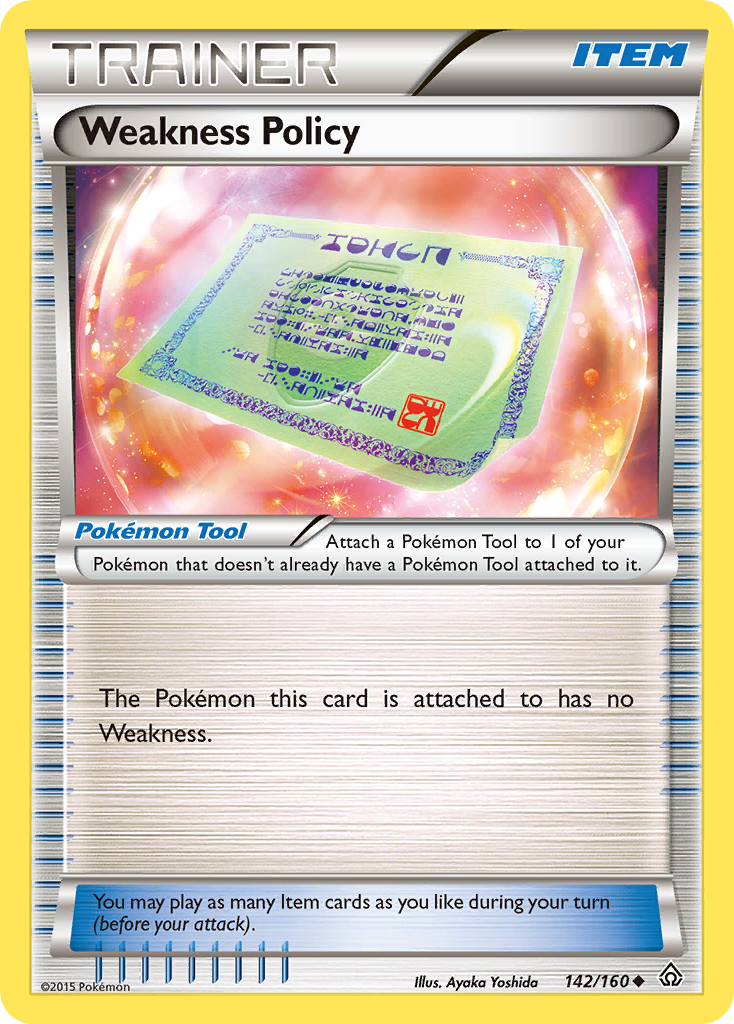 Weakness Policy (142/160) [XY: Primal Clash] | Card Merchant Takapuna