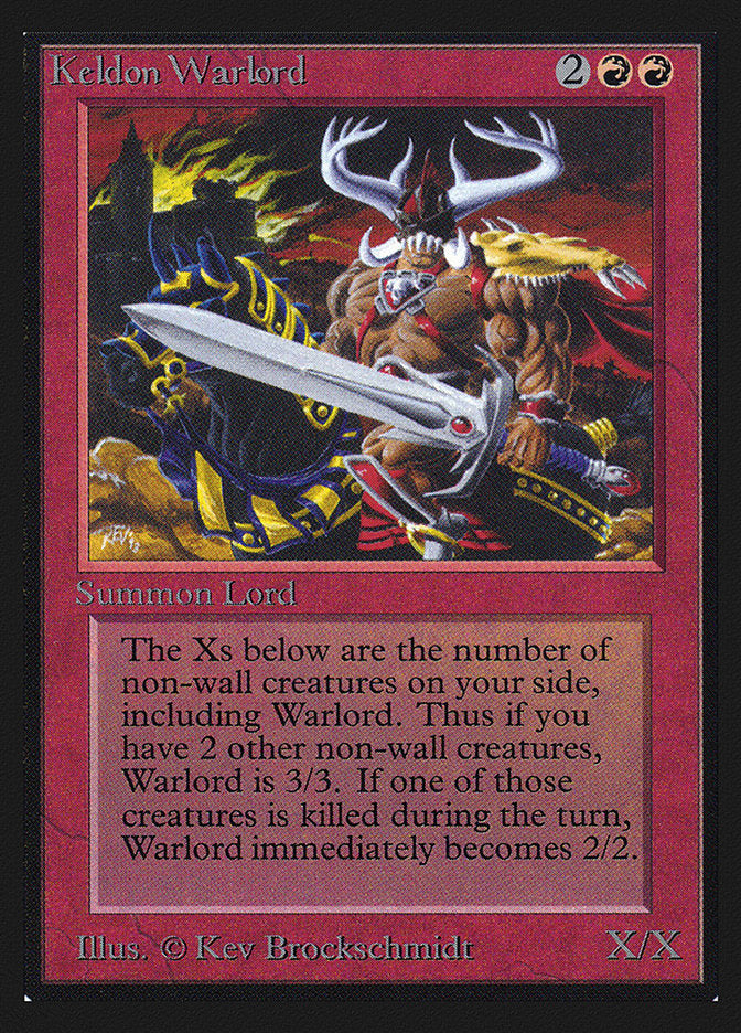 Keldon Warlord [International Collectors' Edition] | Card Merchant Takapuna