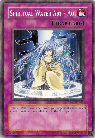 Spiritual Water Art - Aoi [DR04-EN051] Common | Card Merchant Takapuna