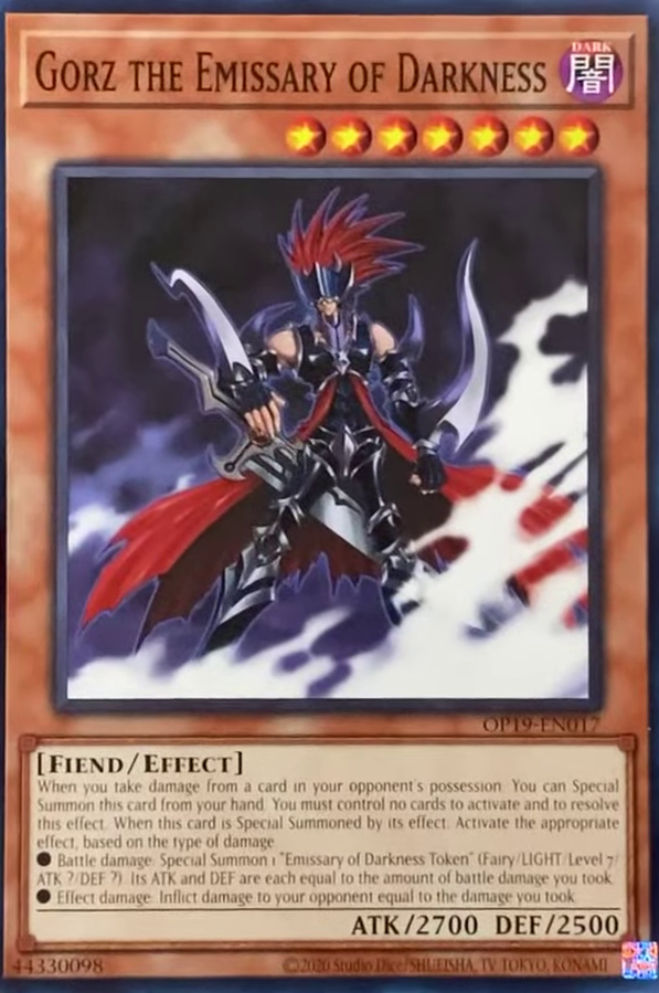 Gorz the Emissary of Darkness [OP19-EN017] Common | Card Merchant Takapuna