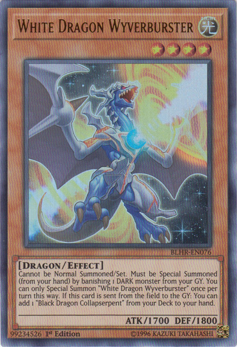 White Dragon Wyverburster [BLHR-EN076] Ultra Rare | Card Merchant Takapuna