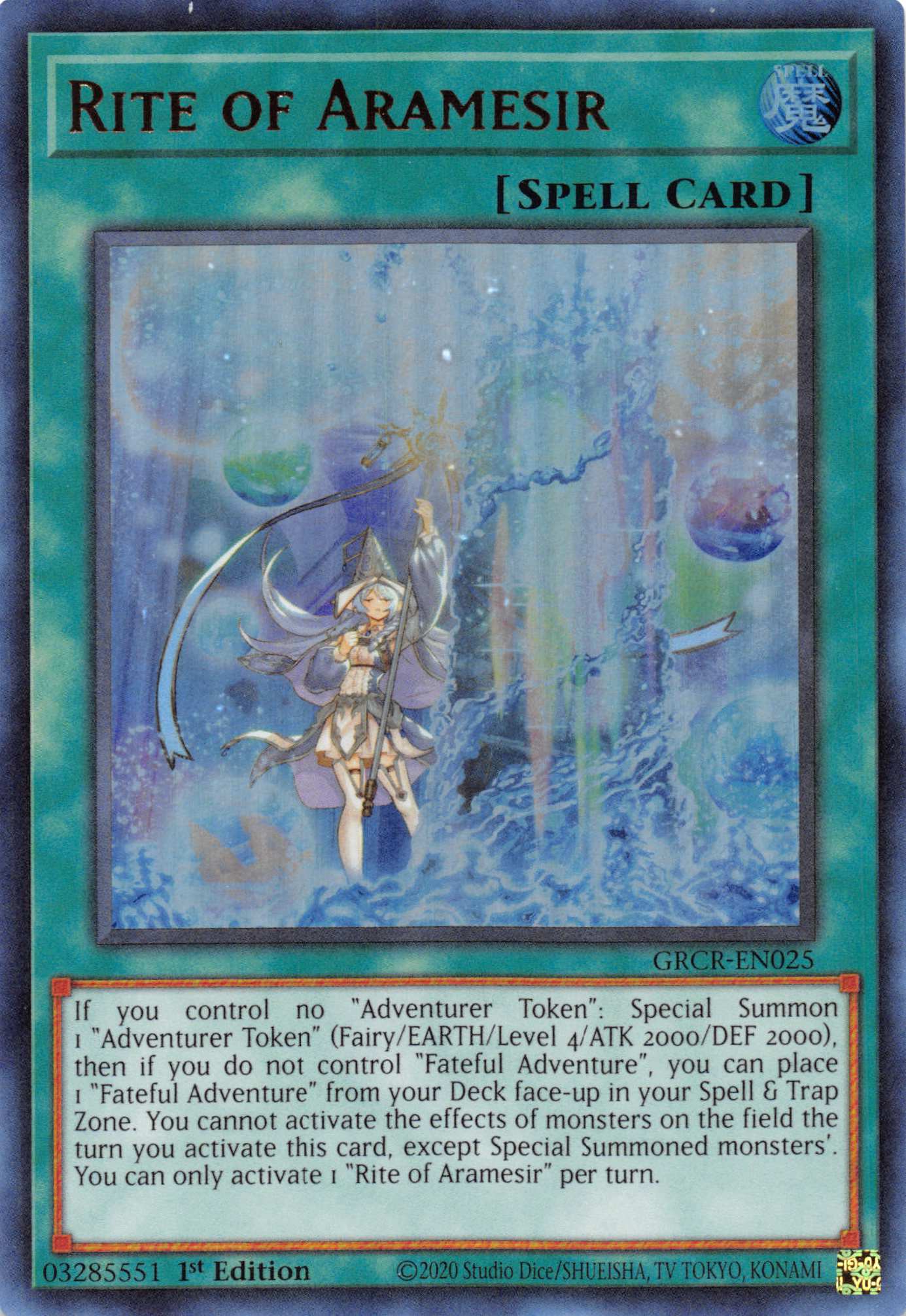 Rite of Aramesir [GRCR-EN025] Ultra Rare | Card Merchant Takapuna