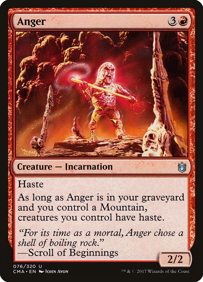 Anger [Commander Anthology] | Card Merchant Takapuna