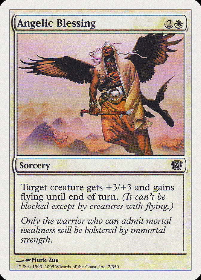 Angelic Blessing [Ninth Edition] | Card Merchant Takapuna