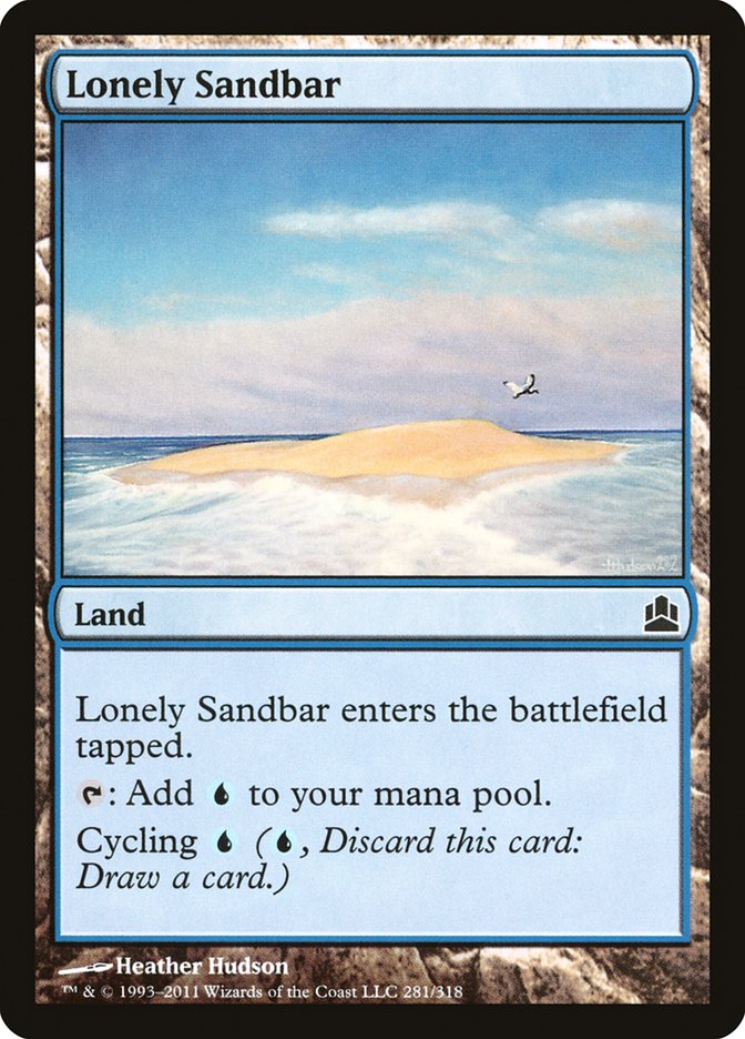 Lonely Sandbar [Commander 2011] | Card Merchant Takapuna