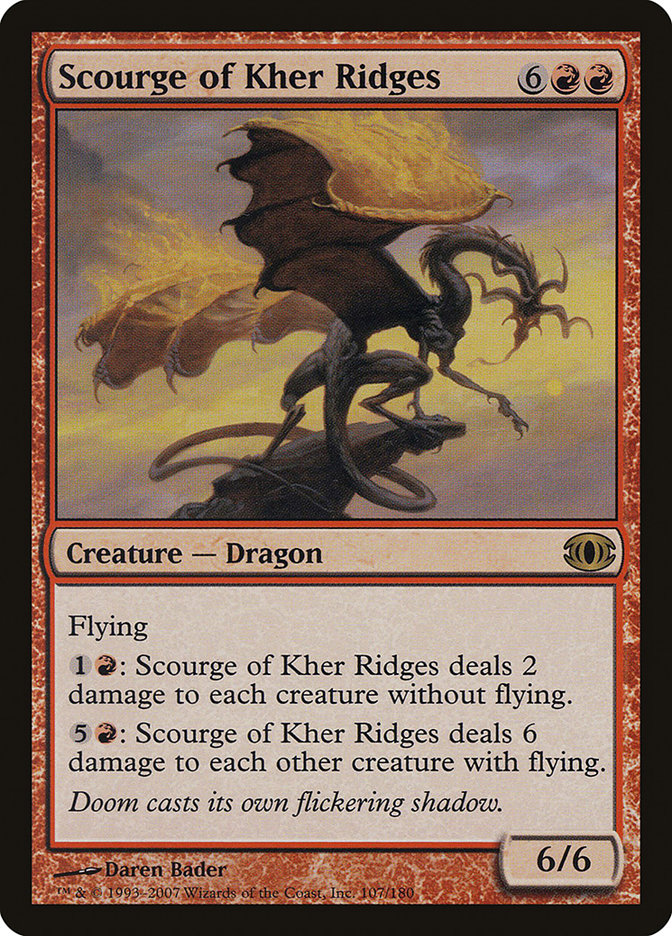 Scourge of Kher Ridges [Future Sight] | Card Merchant Takapuna