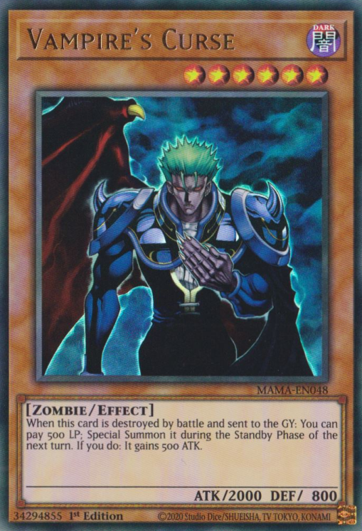 Vampire's Curse [MAMA-EN048] Ultra Rare | Card Merchant Takapuna