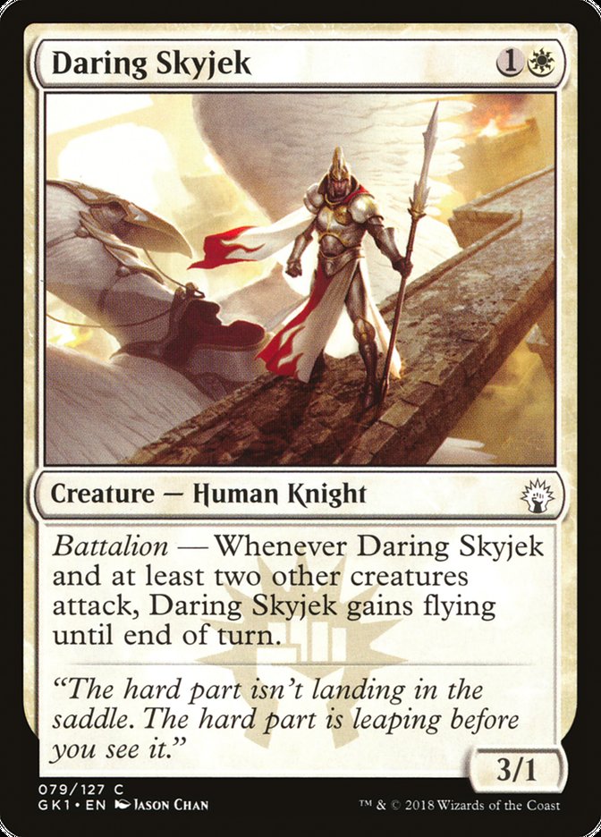 Daring Skyjek [Guilds of Ravnica Guild Kit] | Card Merchant Takapuna