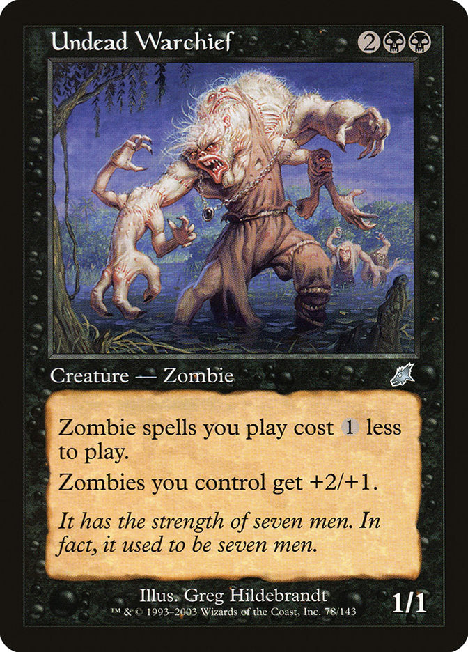 Undead Warchief [Scourge] | Card Merchant Takapuna