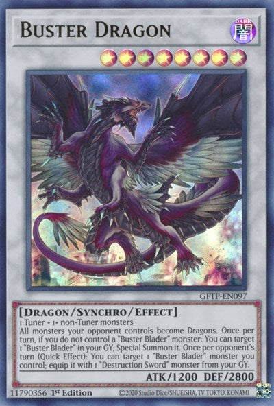 Buster Dragon [GFTP-EN097] Ultra Rare | Card Merchant Takapuna