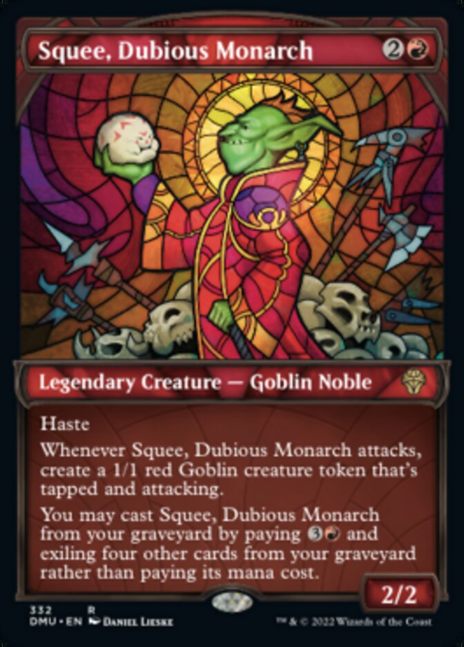 Squee, Dubious Monarch (Showcase Textured) [Dominaria United] | Card Merchant Takapuna