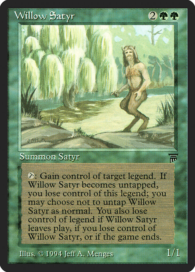 Willow Satyr [Legends] | Card Merchant Takapuna